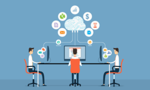 Brainstorming about redesigning a website for digital marketing