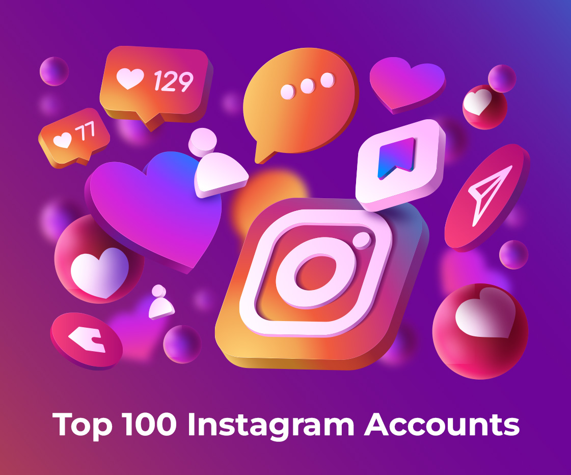 Top 100 Instagram accounts