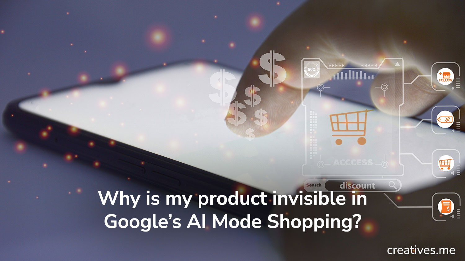 A person using a smartphone to complete a direct checkout inside a conversational AI interface.