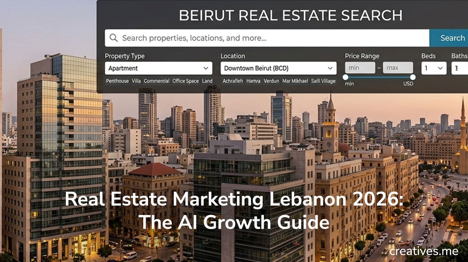 Real Estate Marketing Lebanon 2026 - AI Data Strategy for Beirut Developers